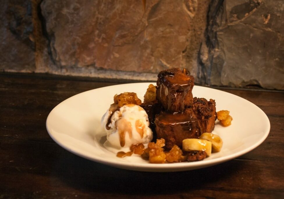 Vancouver Banana Foster Bread Pudding